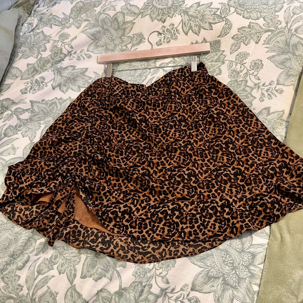 Leopard Mini Skirt